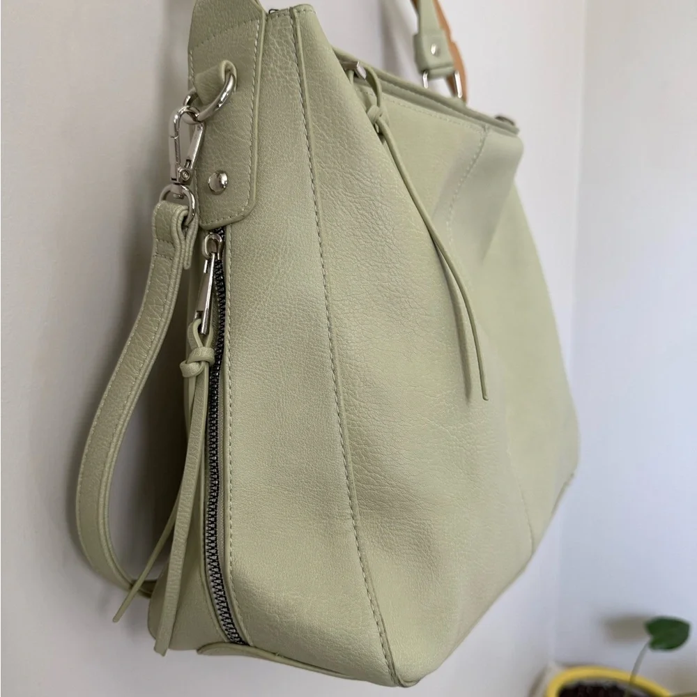 K Carroll Green Vegan Leather Hobo and Crossbody Purse